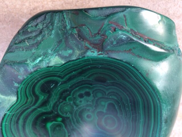 Malachite ashtray 1970s