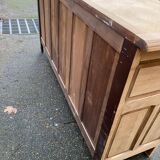 Brutalist art deco diamond point sideboard 198cm