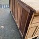 Brutalist art deco diamond point sideboard 198cm