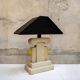 Lampe postmoderne en céramique de L'état du jour Anni '80