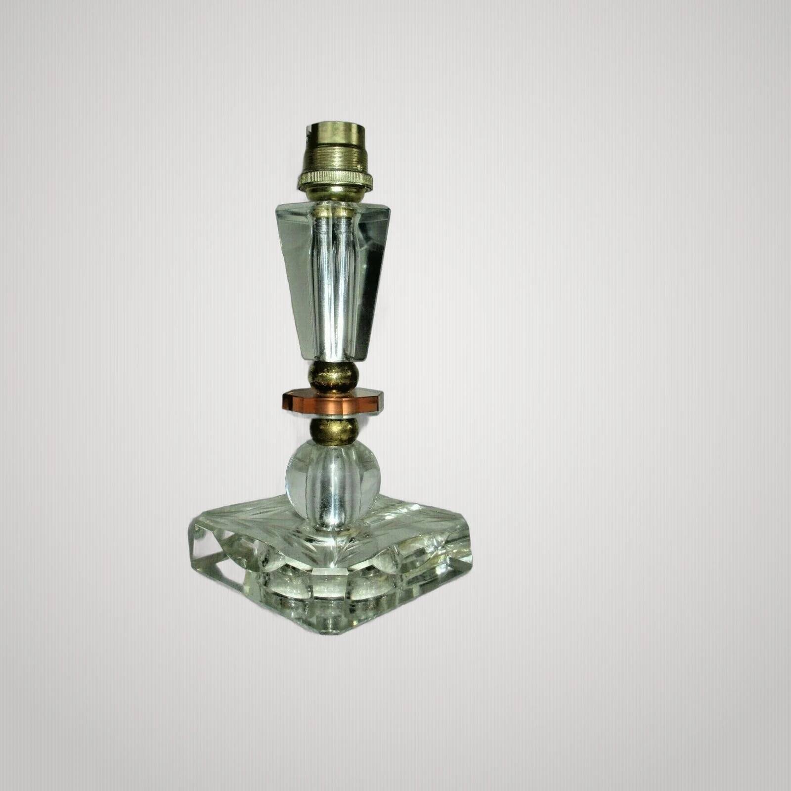 Antique lamp henry morand jacques adnet art deco era