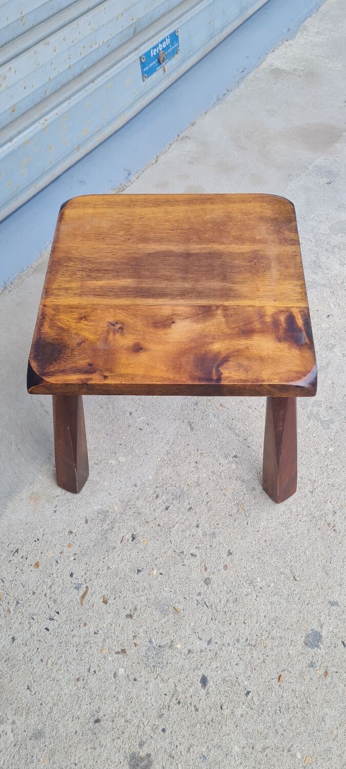 Elm milking stool