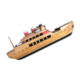 Old solid wooden boat