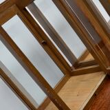 pair of faux oak shop display cabinets, circa 1920s