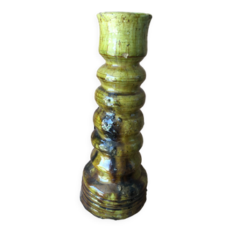 Tamegroute pottery candle holder