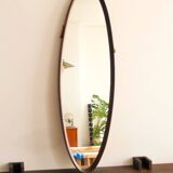 Vintage Italian teak mirror