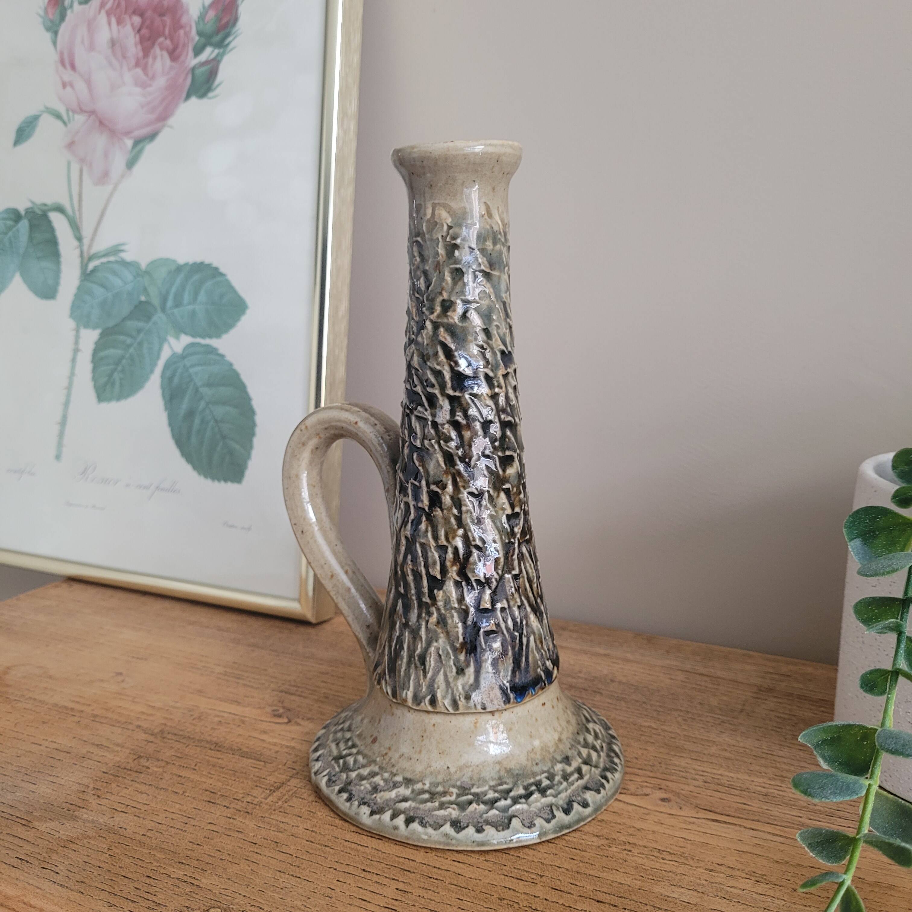 La Redoute x Selency ceramic candle holder 15 beige