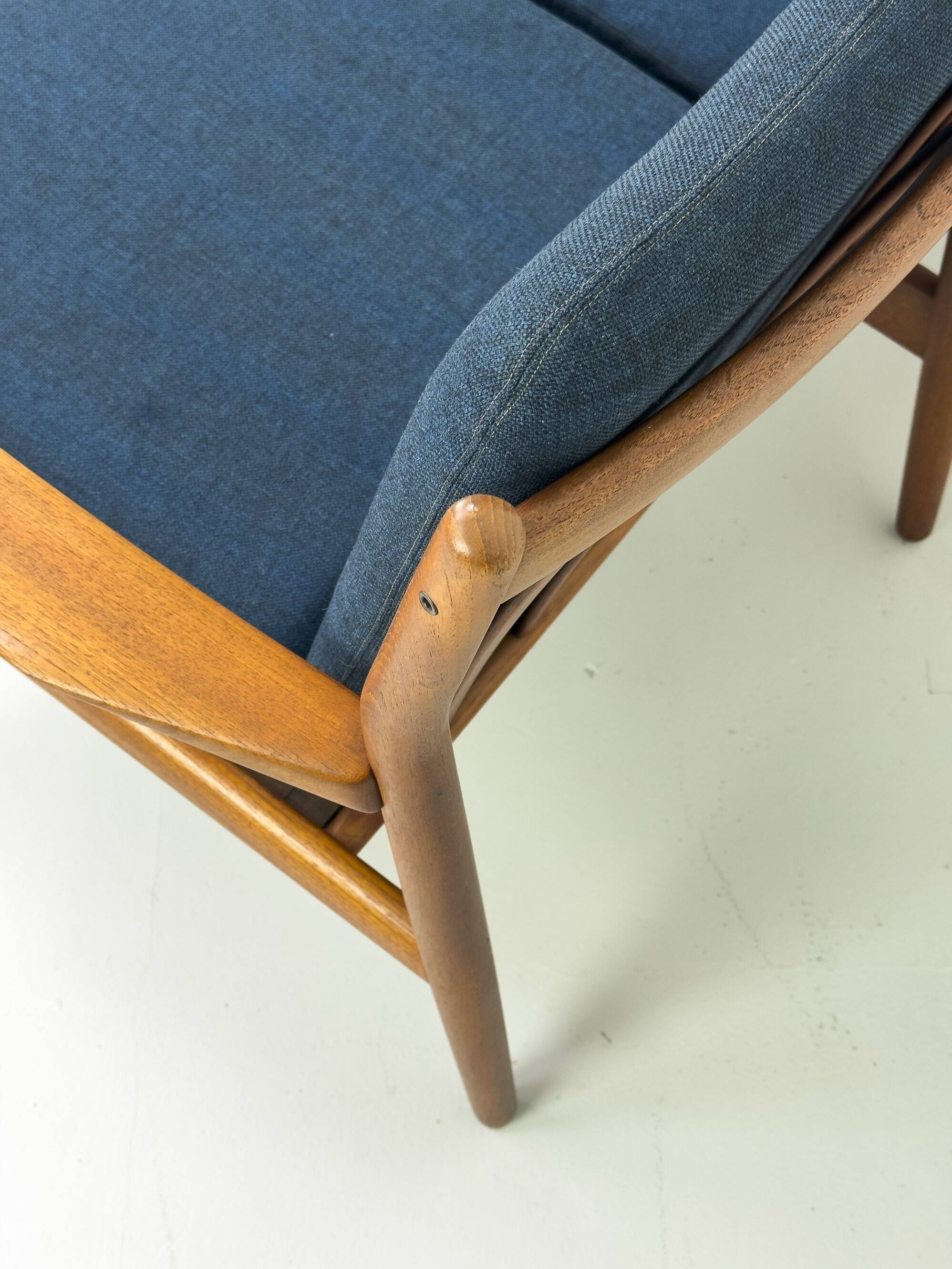 Danish Teak Lounge Sofa by Svend Aage Eriksen for Glostrup, 1960s