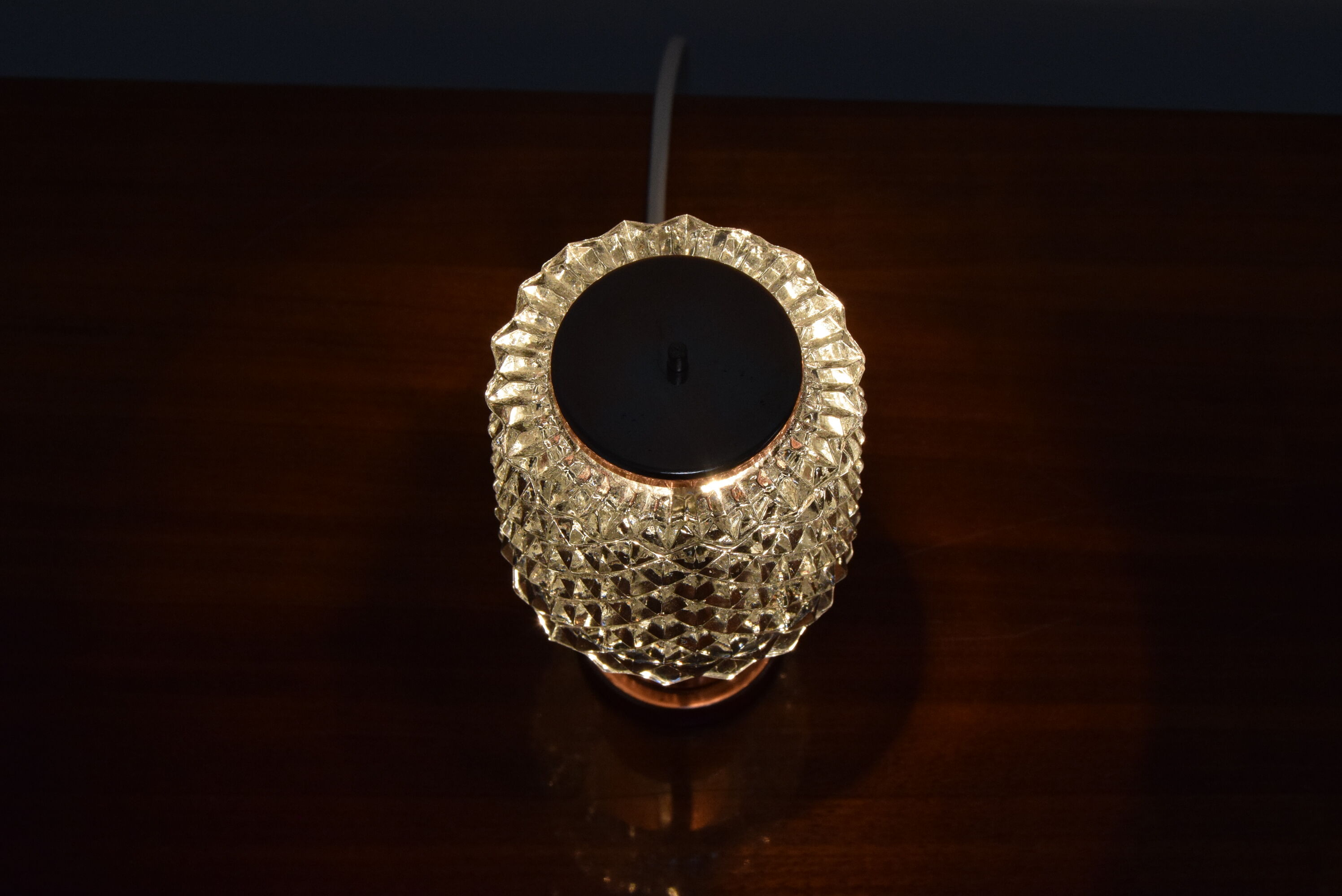 Mid-century Table Lamp by  Kamenicky Senov,Preciosa,1970’s.