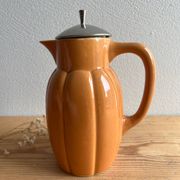 Théière / pichet / carafe / broc vintage faïence esprit Digoin Sarregu