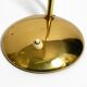 Pair of beautiful German Mid Century Modern brass table lamps with metal sh