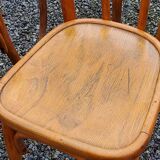 Set of 6 old bistro chairs