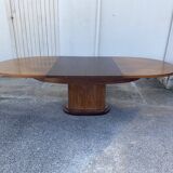 Oval table with art deco central foot