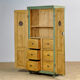 Pine Kitchen Cabinet With 6 Drawers, 1930's