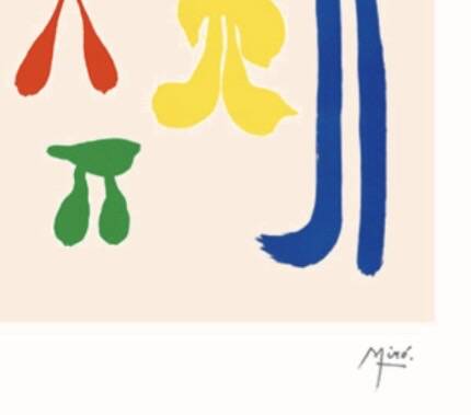 Lithograph by Joan Miró