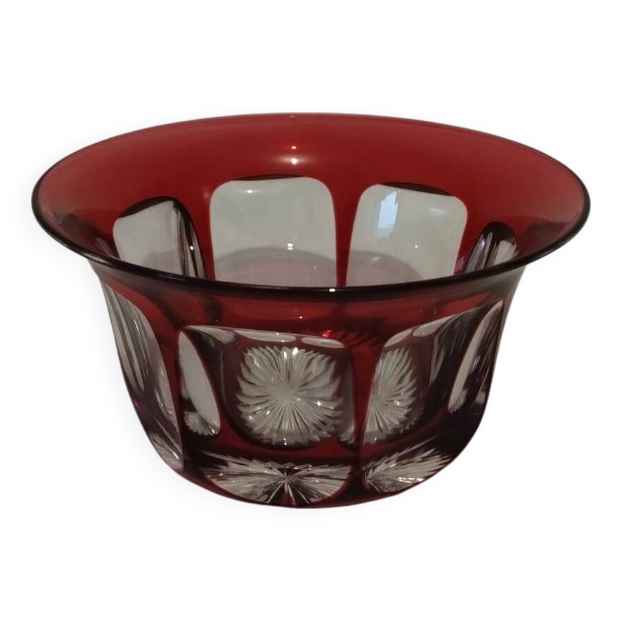 Small colored crystal cup