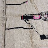 Handmade Moroccan Berber rug 253 X 155 CM
