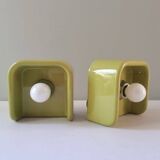 Pair of guzzini wall lights by makio hasuike