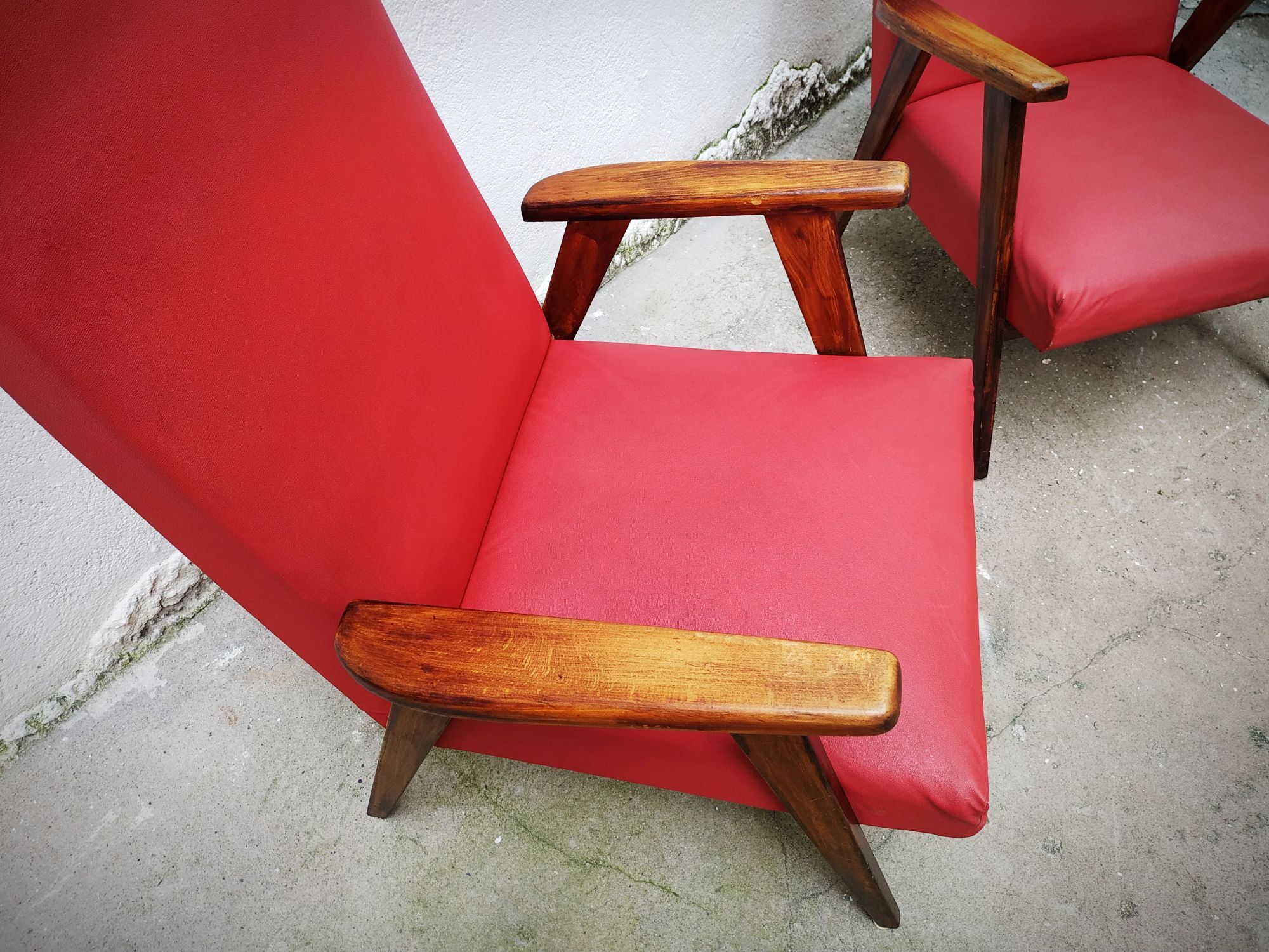 Pair of Scandinavian armchairs