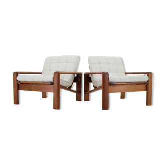 Pair of teak armchairs by EMC Mobler ,Denmark, 1970