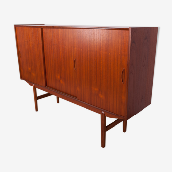 Danish Teak High Sideboard, 1960s