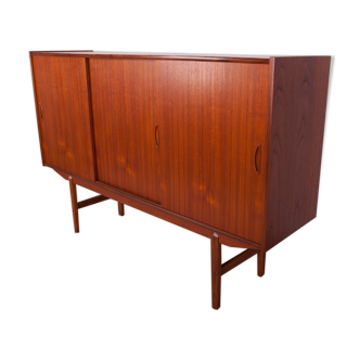 Danish Teak High Sideboard, 1960s