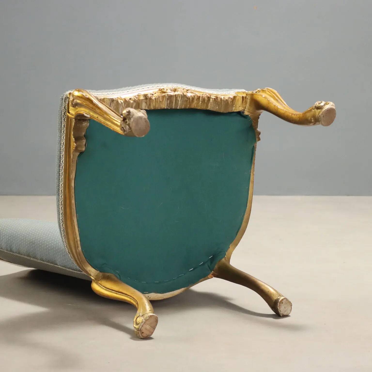 Antique baroque chairs in carved wood, Italy, 20th century