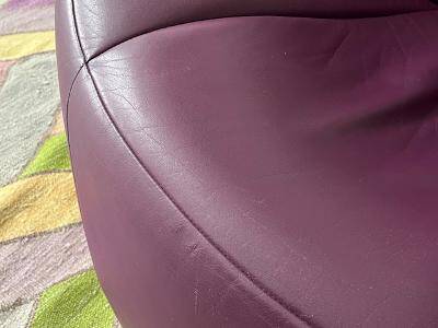 Pumpkin swivel armchair by Pierre Paulin