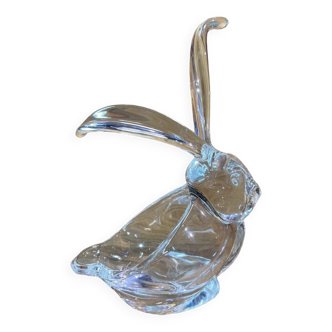 valve crystalware, rabbit empty pocket, vintage 70s, 80s, chic decor