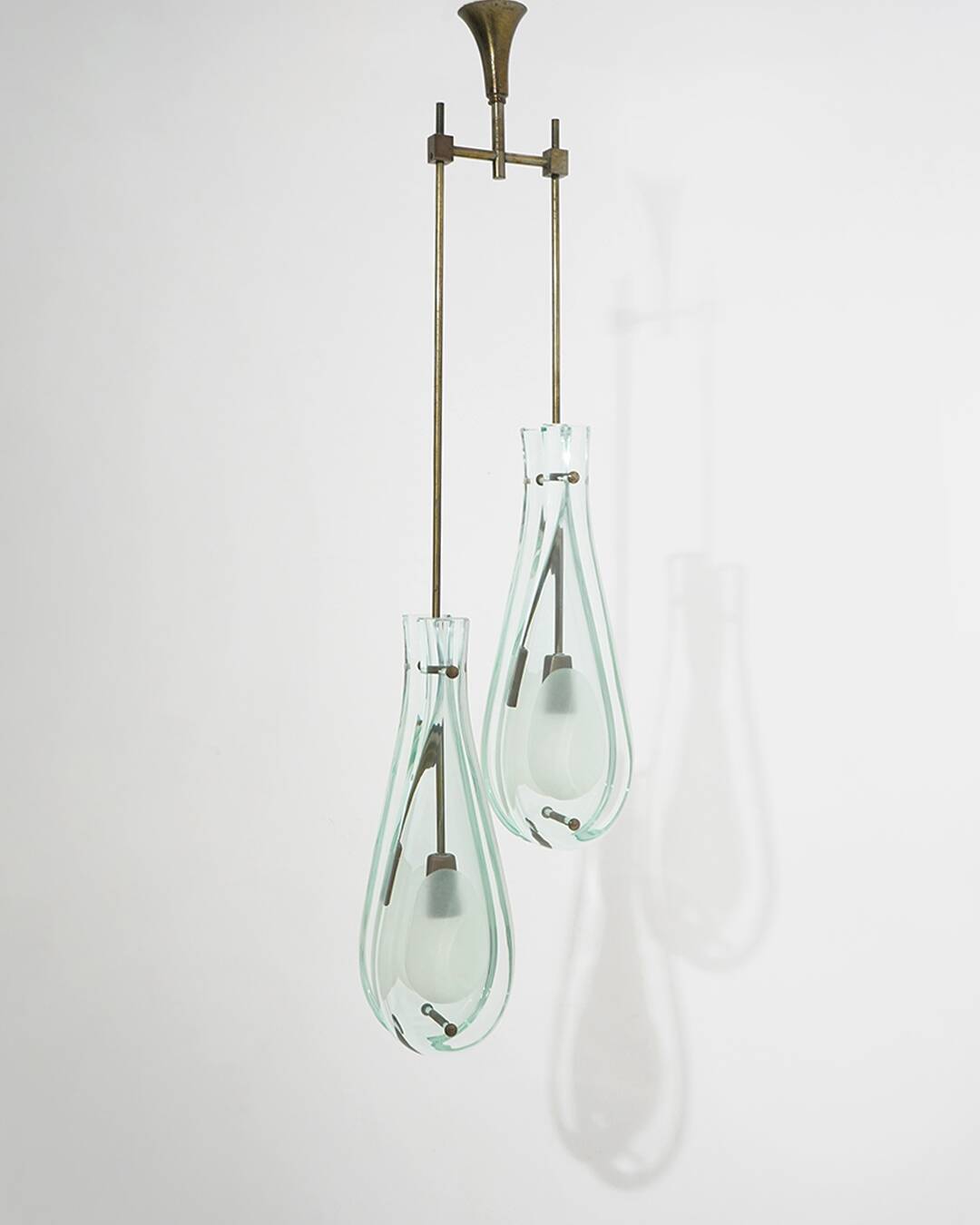 Pendant lamp mod. 2259/2 by Max Ingrand, Fontana Arte, 1960s