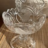 7 crystal cups decorated birds