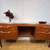 Mid-Century Retro Vintage Teak Desk by Stonehill (1960)  Timeless Design –