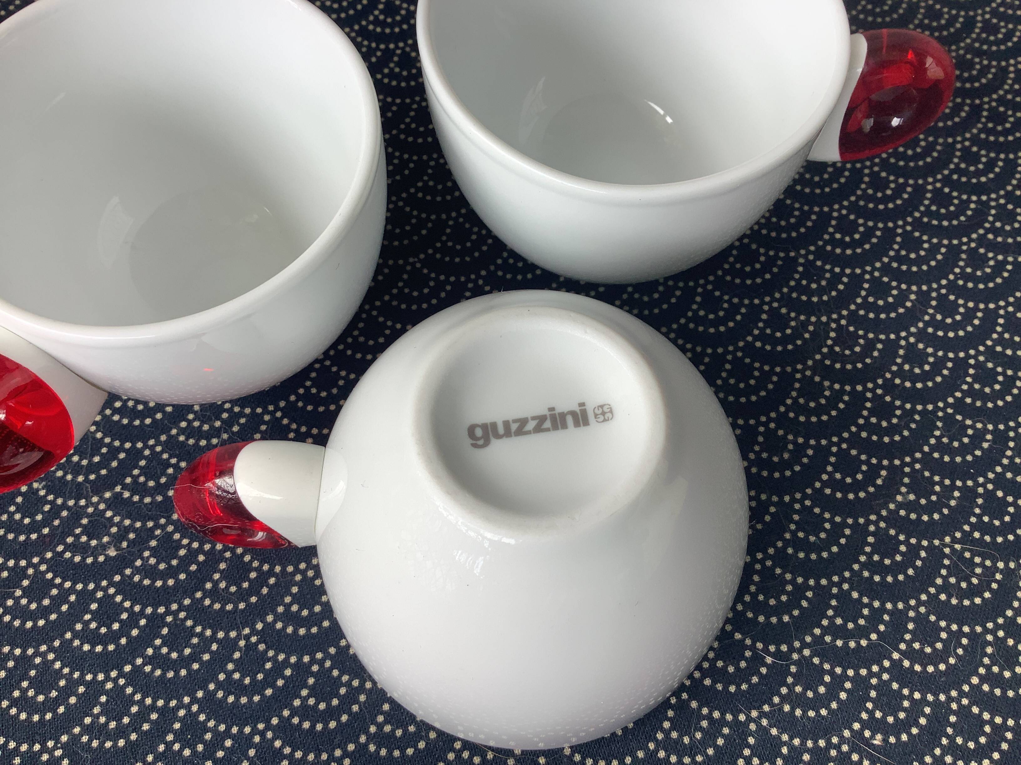 Guzzini porcelain espresso cups