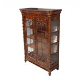 Biedermeier display case, Western Europe, ca. 1860.