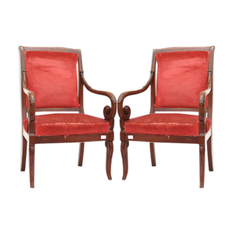 Pair of lacrosse chairs