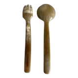 Lot de couverts en nacre ou corne