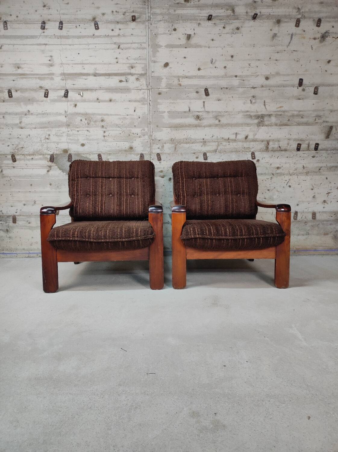 Pair of Scandinavian armchairs