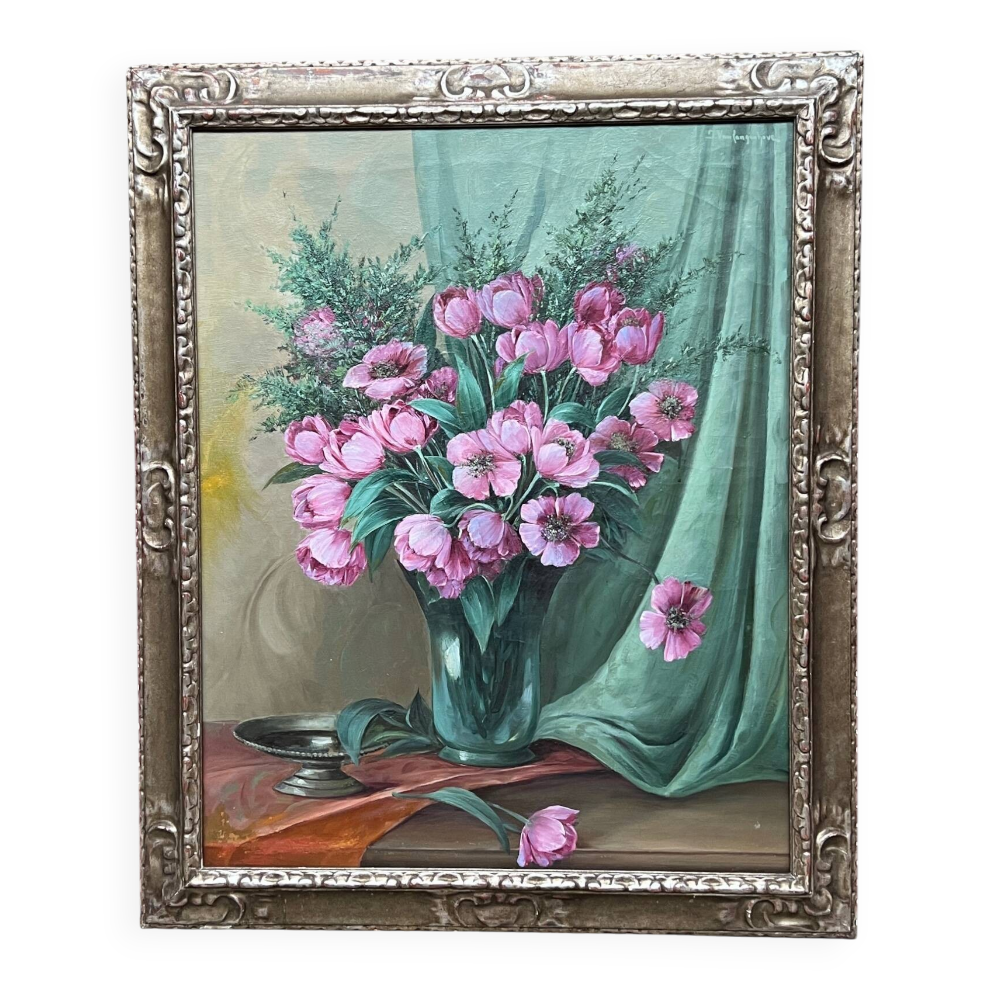 J.v. Langenhove. "Bouquet of flowers."