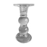 Glass candlestick