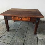 Old solid oak coffee table