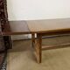 Vintage wooden farmhouse table