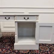 Ensemble de bureau blanc classique avec chaise de bureau