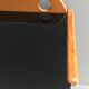 Table d'appoint en verre opaxit noir dans le style danois