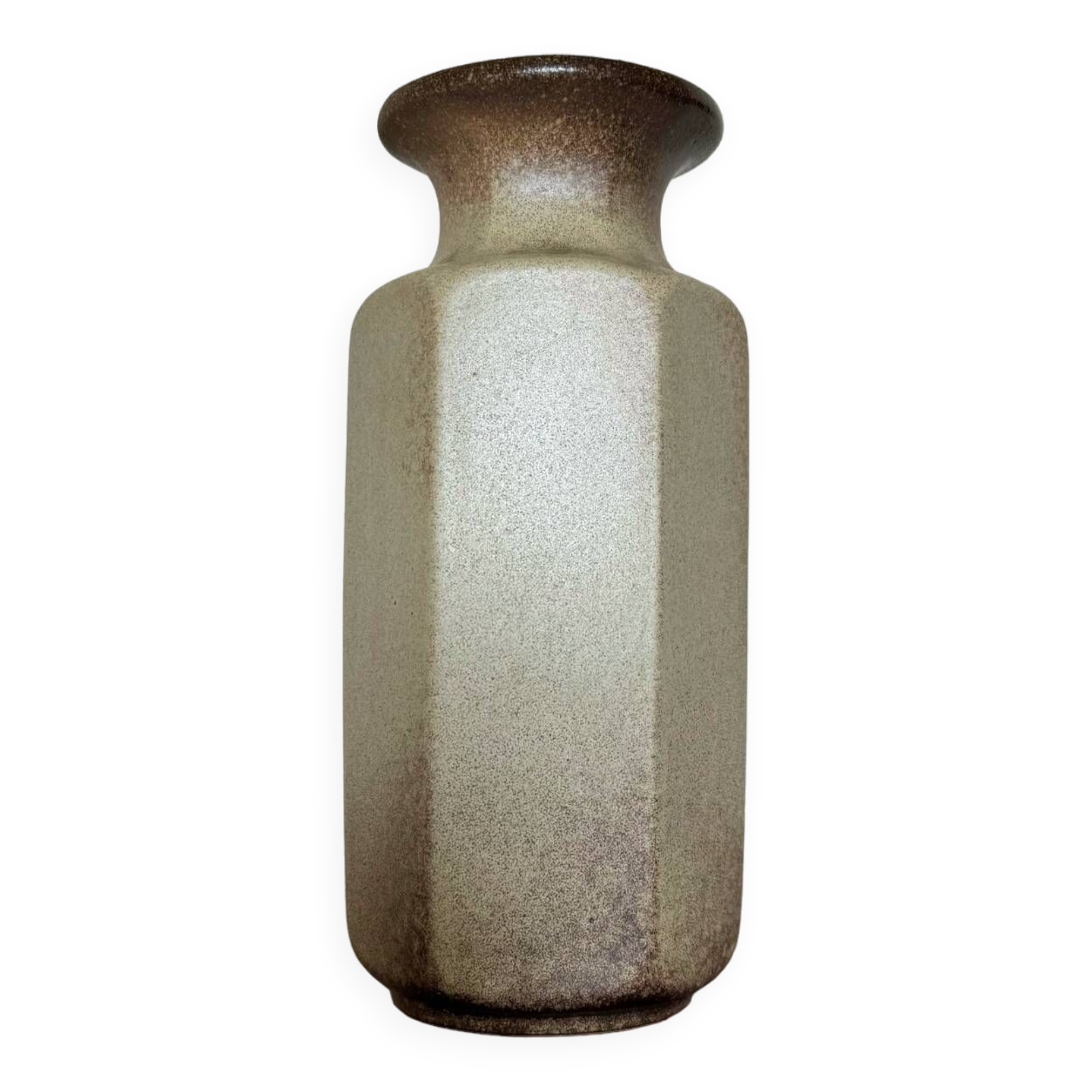 Hexagonal vase West Germany 70s