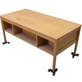 Scandinavian Double-Faced Oak Desk from the 1960s, Sweden