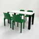 Black-footed Eretteo dining table by Örni Halloween for Artemide, 1970