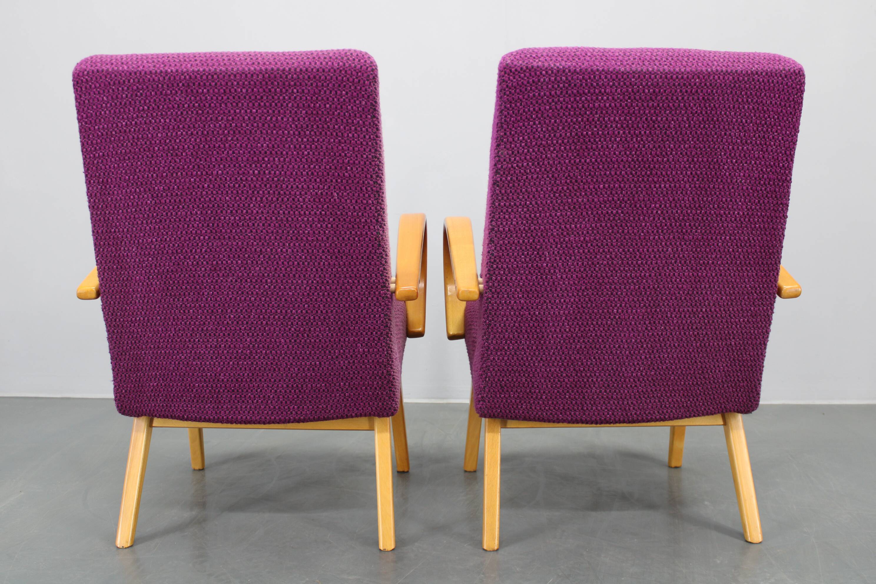 Paire de fauteuils, Tchécoslovaquie années 1960