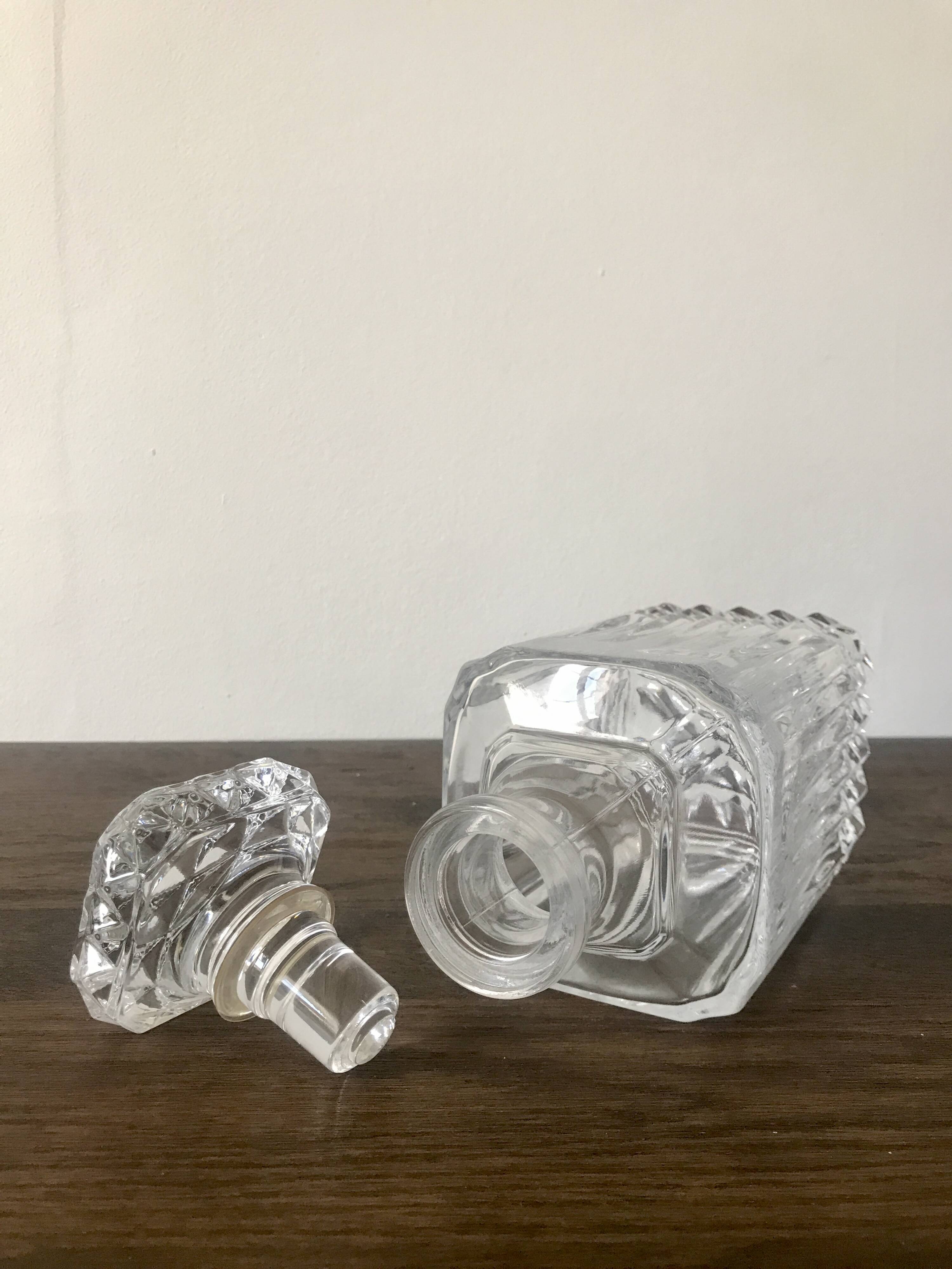 Crystal whiskey decanter