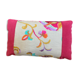 Embroidered rectangle cushion