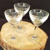 Set of 3 old bistro magnifying glasses